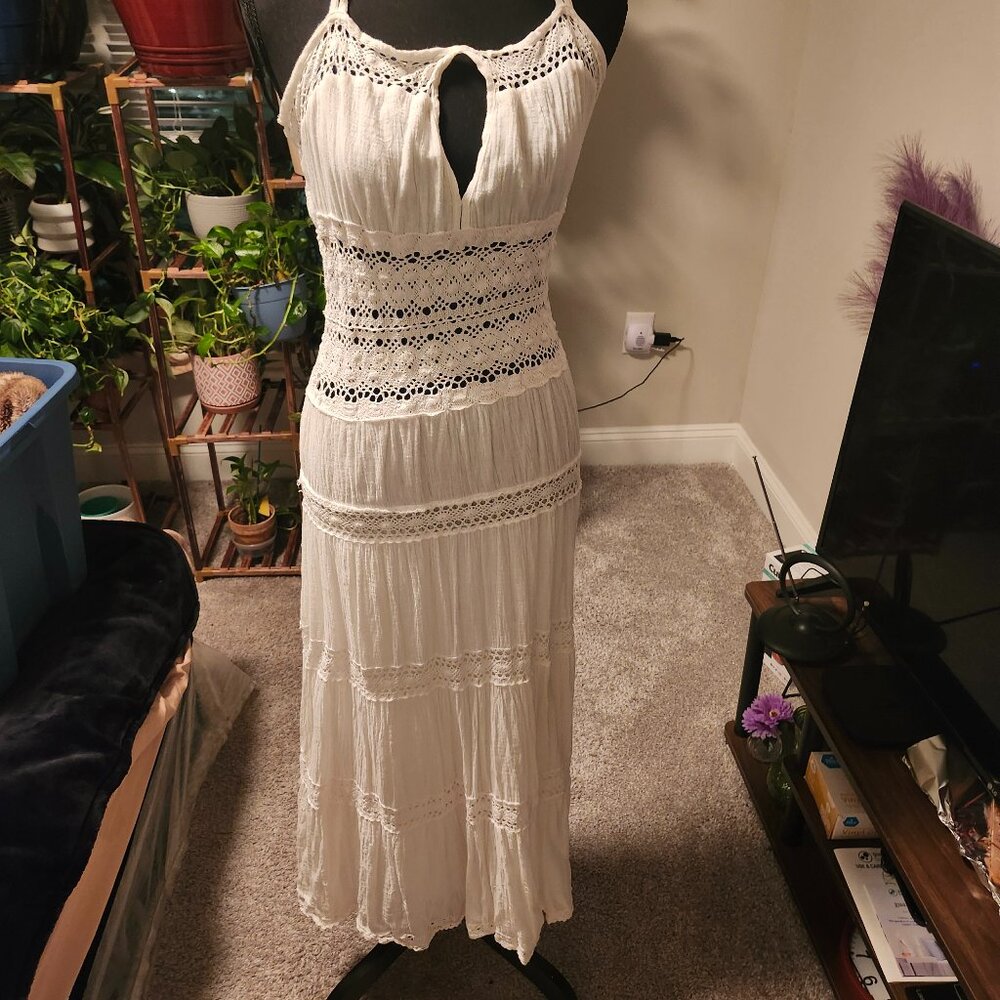 Linen White Dress